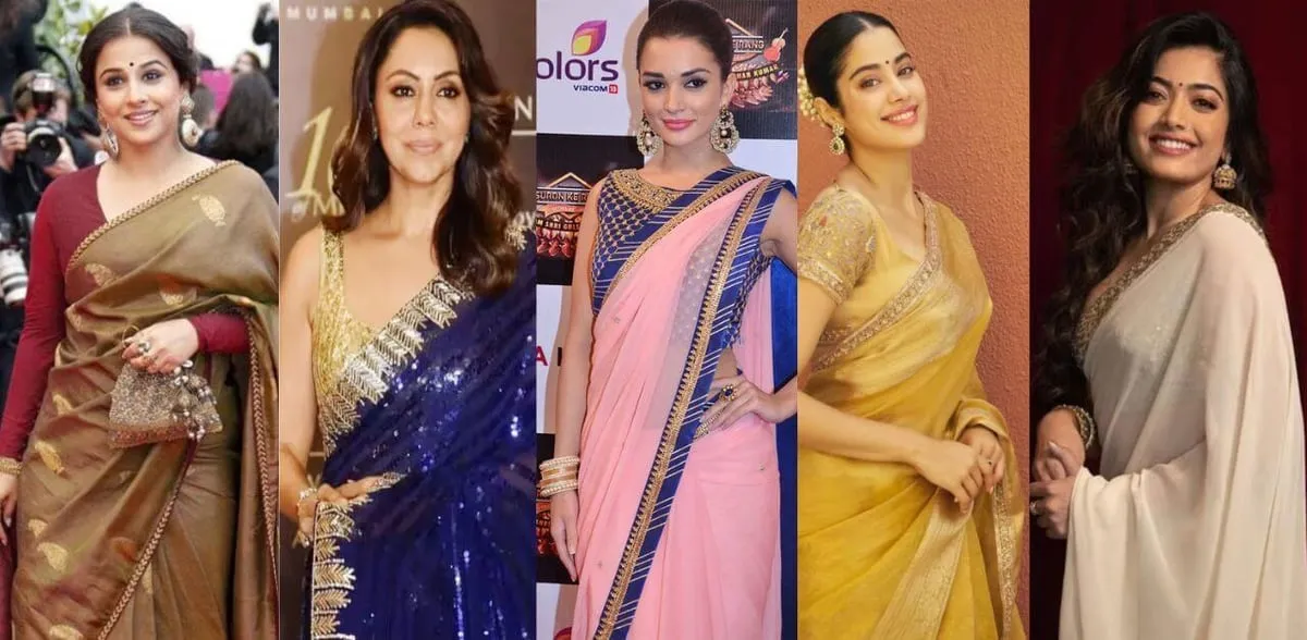 Traditional saree quotes from Bollywood actresses  